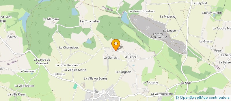 localisation de l'entreprise GAEC RECONNU DE CLAIREVEN  ROUILLAC