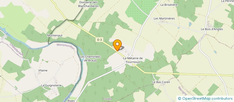 localisation de l'entreprise GAEC RECONNU DE FOURNIOUX à LURAIS