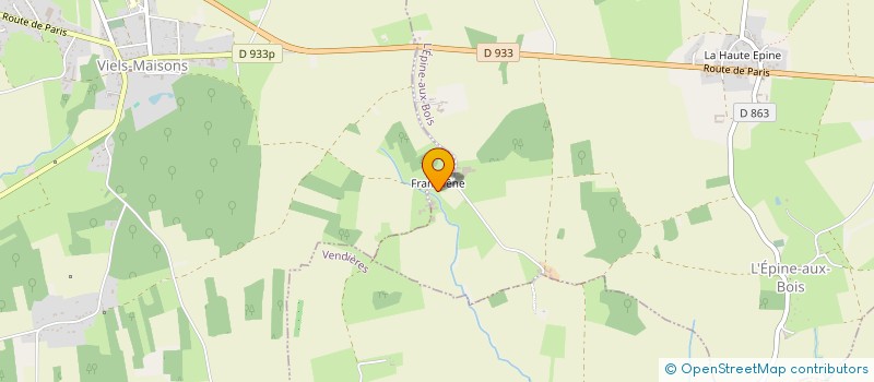 localisation de l'entreprise GAEC RECONNU DE FRANCHENE  L'EPINE-AUX-BOIS