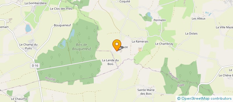 localisation de l'entreprise GAEC RECONNU DE FRILOUZE à SEVIGNAC