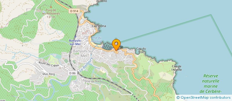 localisation de l'entreprise GAEC RECONNU DE HERRE SOLE  BANYULS-SUR-MER