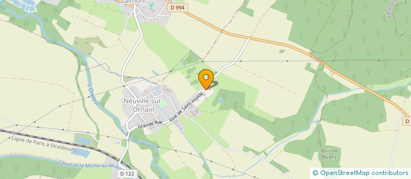 localisation de l'entreprise GAEC RECONNU DE L AVENTURE à NEUVILLE-SUR-ORNAIN