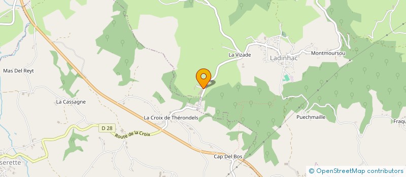 localisation de l'entreprise GAEC RECONNU DE L HERMET-CHAUSY à LADINHAC