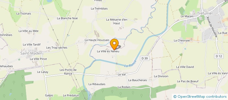 localisation de l'entreprise GAEC RECONNU DE L'ILE DE RANCE à PLOUASNE