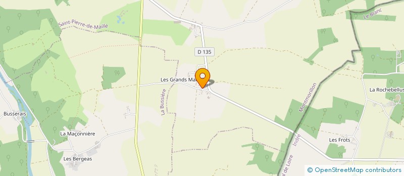 localisation de l'entreprise GAEC RECONNU DE L'OCEAN  SAINT-PIERRE-DE-MAILLE