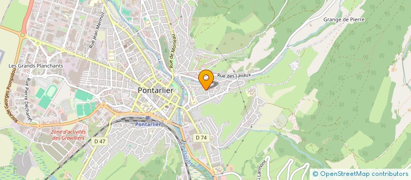 localisation de l'entreprise GAEC RECONNU DE L ORGERE à LES FOURGS