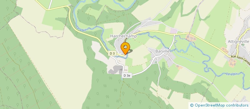 localisation de l'entreprise GAEC RECONNU DE LA GRAVIERE à HARCHECHAMP