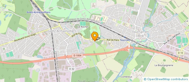 localisation de l'entreprise GAEC RECONNU DE LA MARSANGE  TOURNAN-EN-BRIE