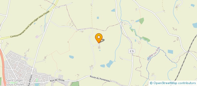 localisation de l'entreprise GAEC RECONNU DE LA MINEE à SAINT-LEGER-SOUS-CHOLET