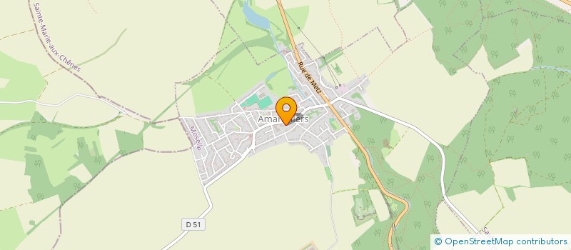 localisation de l'entreprise GAEC RECONNU DE LA ROCHELLE à AMANVILLERS