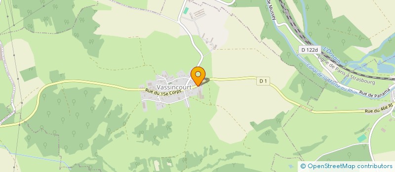 localisation de l'entreprise GAEC RECONNU DE LA TOUR à VASSINCOURT