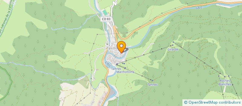 localisation de l'entreprise GAEC RECONNU DE LA VANOISE à VAL-CENIS