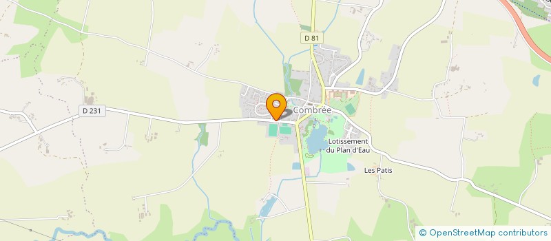 localisation de l'entreprise GAEC RECONNU DE LA VERZEE à SEGRE-EN-ANJOU BLEU