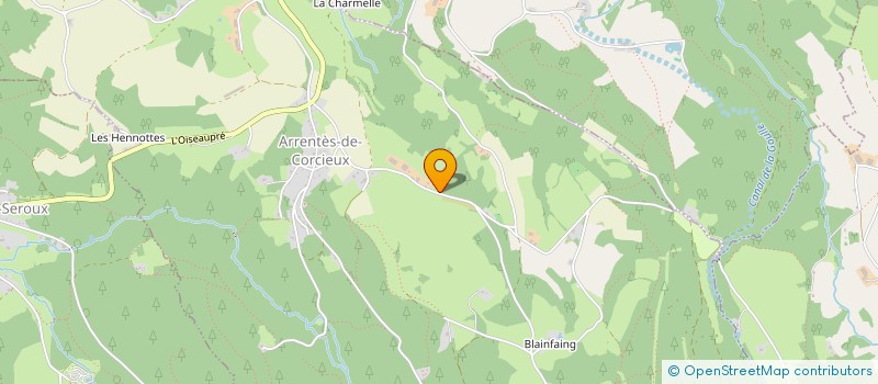 localisation de l'entreprise GAEC RECONNU DE LAMBERMEIX à ARRENTES-DE-CORCIEUX