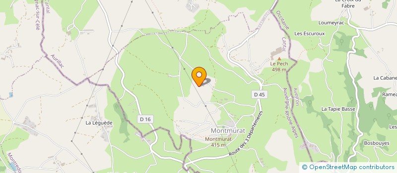 localisation de l'entreprise GAEC RECONNU DE LAMOLERIE à MONTMURAT