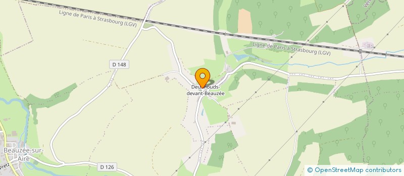 localisation de l'entreprise GAEC RECONNU DE LAQUEMINE  PRETZ EN ARGONNE