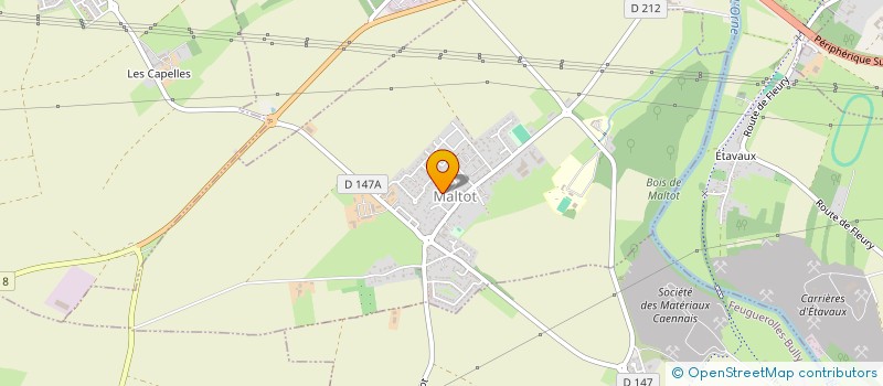 localisation de l'entreprise GAEC RECONNU DE MALTOT  MALTOT