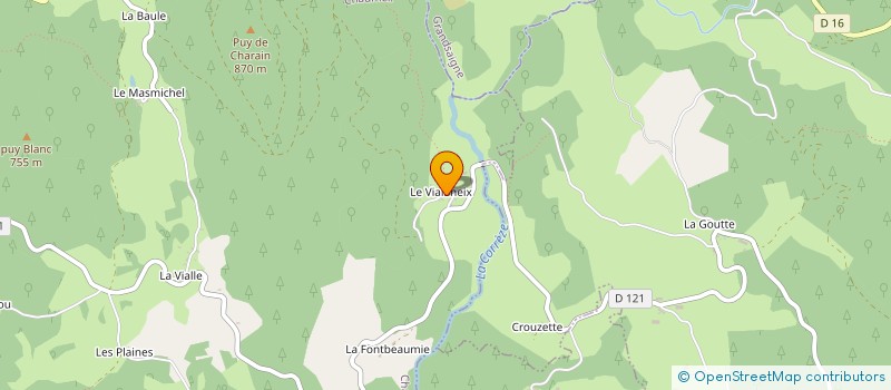 localisation de l'entreprise GAEC RECONNU DE NEUVIALLE à ORLIAC-DE-BAR
