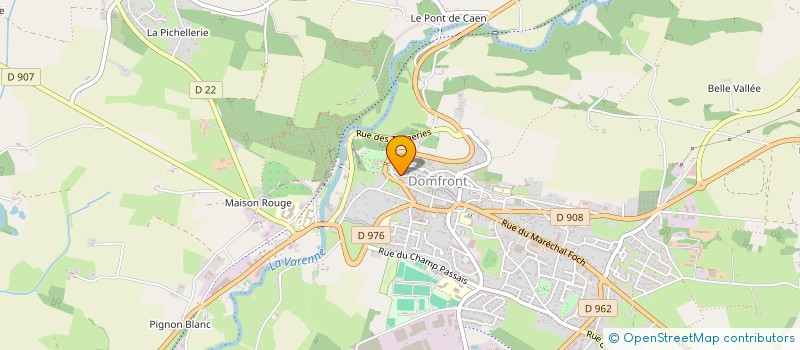 localisation de l'entreprise GAEC RECONNU DE RANCON à DOMFRONT-EN-POIRAIE