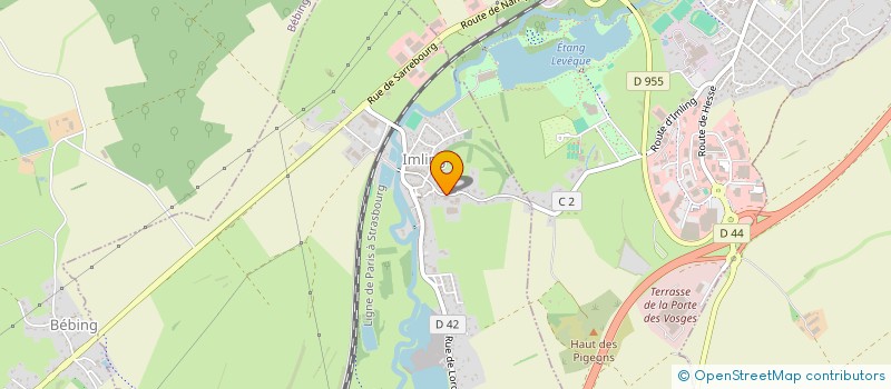 localisation de l'entreprise GAEC RECONNU DE SAINT LUC  IMLING