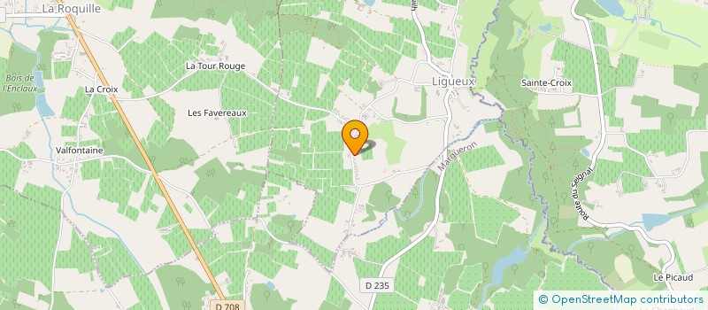 localisation de l'entreprise GAEC RECONNU DE ST MARTIAL  LIGUEUX