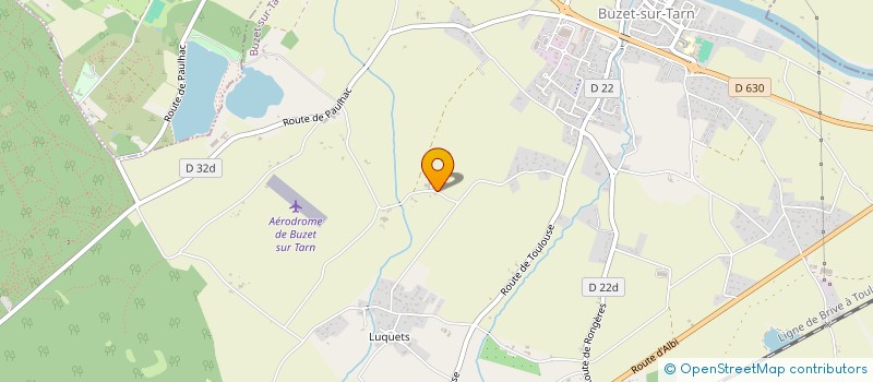 localisation de l'entreprise GAEC RECONNU DES BARDIS à BUZET-SUR-TARN