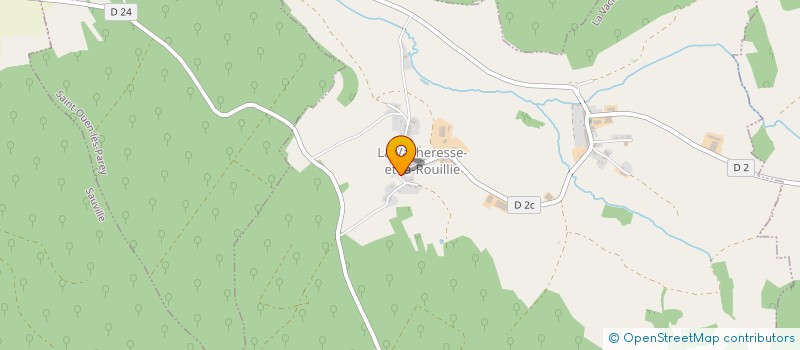 localisation de l'entreprise GAEC RECONNU DES BERGERS DE L'ANGER  LA VACHERESSE-ET-LA-ROUILLIE