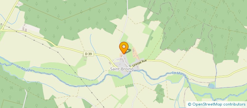 localisation de l'entreprise GAEC RECONNU DES CHAMPS DE LA CROIX à SAINT-BROING