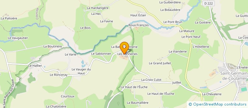localisation de l'entreprise GAEC RECONNU DES COLLINES à VIMARTIN-SUR-ORTHE