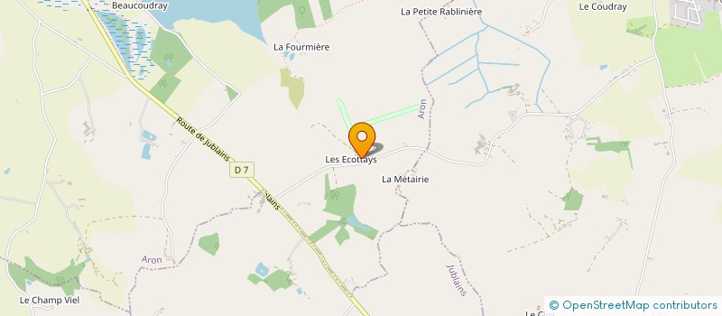 localisation de l'entreprise GAEC RECONNU DES ECOTTAYS à ARON