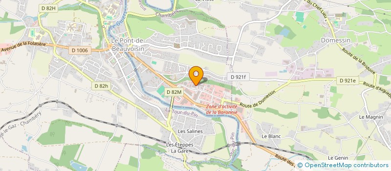 localisation de l'entreprise GAEC RECONNU DES GRANDES TREILLES  VEREL-DE-MONTBEL