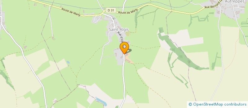 localisation de l'entreprise GAEC RECONNU DES HINOIS  SAINT-ALGIS