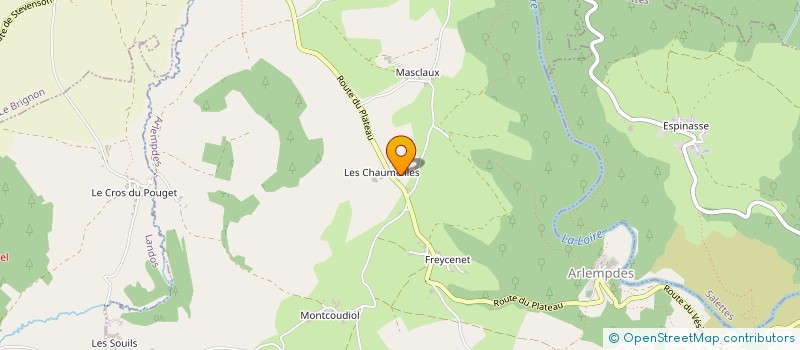 localisation de l'entreprise GAEC RECONNU DES P'TITS BOUCHONS à ARLEMPDES