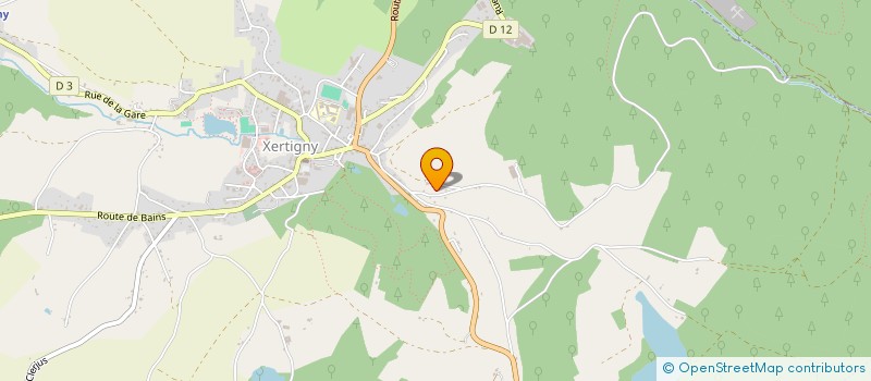 localisation de l'entreprise GAEC RECONNU DU BAS DES CHAMPS à XERTIGNY