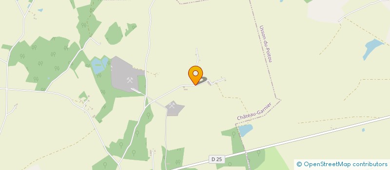 localisation de l'entreprise GAEC RECONNU DU CHENE LE ROI  CHATEAU-GARNIER