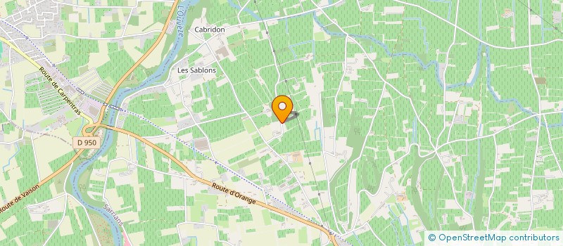 localisation de l'entreprise GAEC RECONNU DU CLOS FONTVIEILLE  SARRIANS