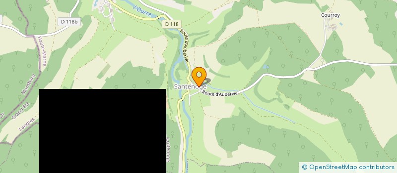 localisation de l'entreprise GAEC RECONNU DU COURROY à VILLARS-SANTENOGE