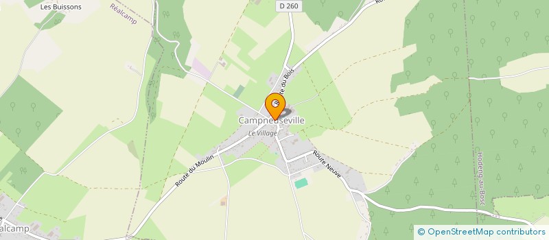 localisation de l'entreprise GAEC RECONNU DU LOGIS  CAMPNEUSEVILLE