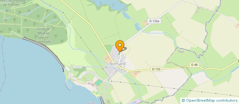 localisation de l'entreprise GAEC RECONNU DU MITAN à NONSARD-LAMARCHE