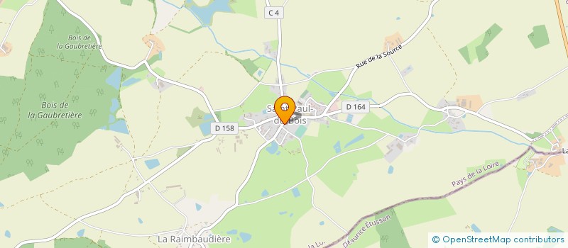localisation de l'entreprise GAEC RECONNU DU MOULIN DE CHAIX à LYS-HAUT-LAYON