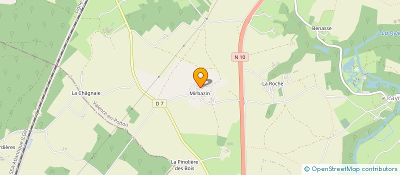 localisation de l'entreprise GAEC RECONNU DU PATURAL à VALENCE-EN-POITOU