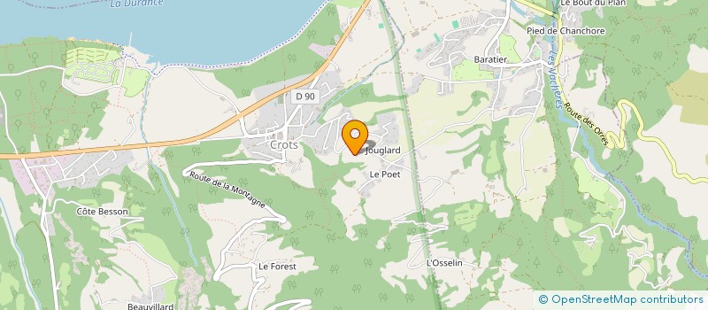localisation de l'entreprise GAEC RECONNU DU PETIT POET à CROTS