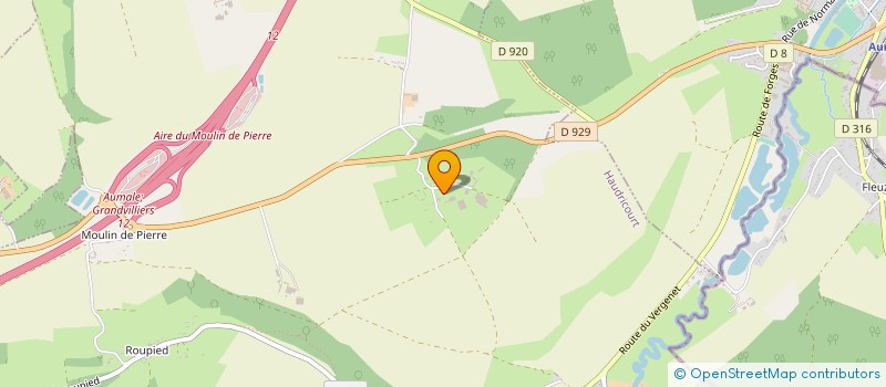 localisation de l'entreprise GAEC RECONNU DU PIGEONNIER à HAUDRICOURT