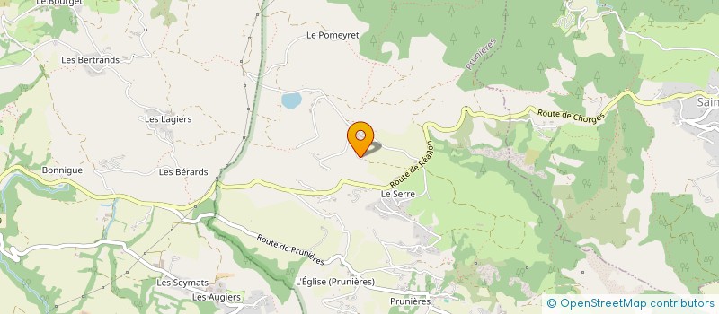 localisation de l'entreprise GAEC RECONNU DU POMEYRET à PRUNIERES