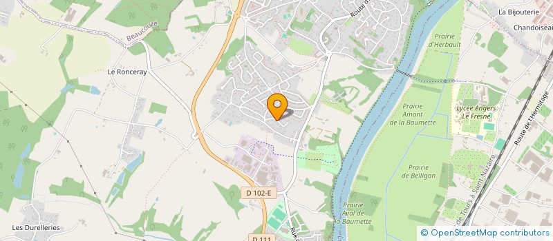 localisation de l'entreprise GAEC RECONNU DU PONT DE L'ARCHE à BOUCHEMAINE