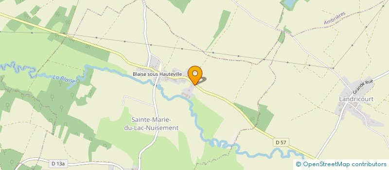 localisation de l'entreprise GAEC RECONNU DU ROSET  SAINTE-MARIE-DU-LAC-NUISEMENT