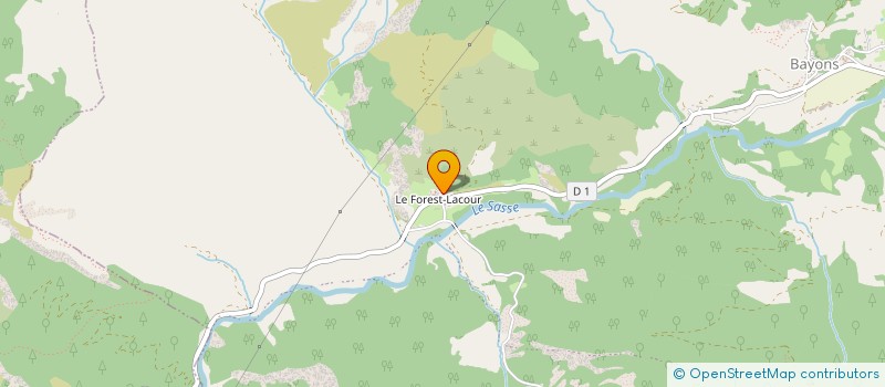 localisation de l'entreprise GAEC RECONNU DU SASSE  BAYONS