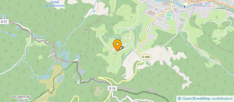 localisation de l'entreprise GAEC RECONNU DU VACCEUX à LE THILLOT