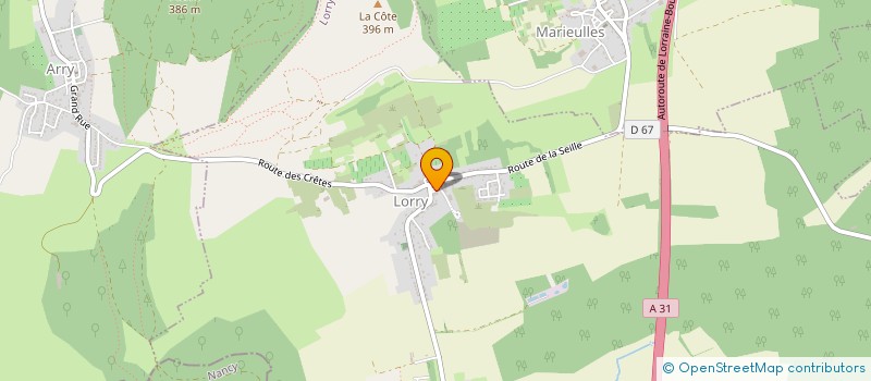 localisation de l'entreprise GAEC RECONNU DU VAL D OR à LORRY-MARDIGNY