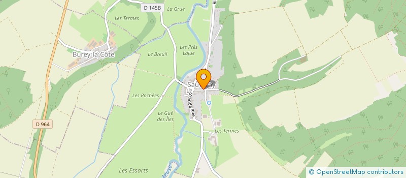 localisation de l'entreprise GAEC RECONNU DU VIEUX ASTRE à BUREY-EN-VAUX